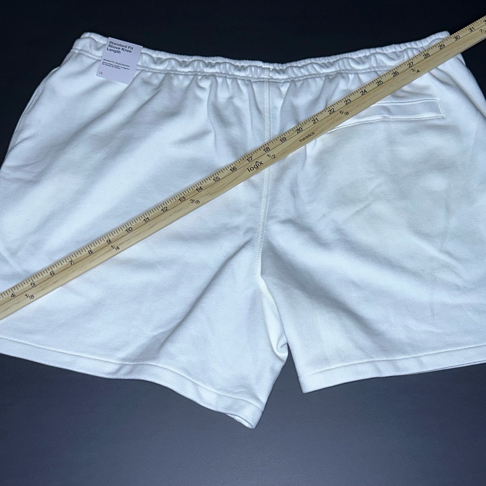 Nike Men's Athletic White Shorts - Picture 2 of 5